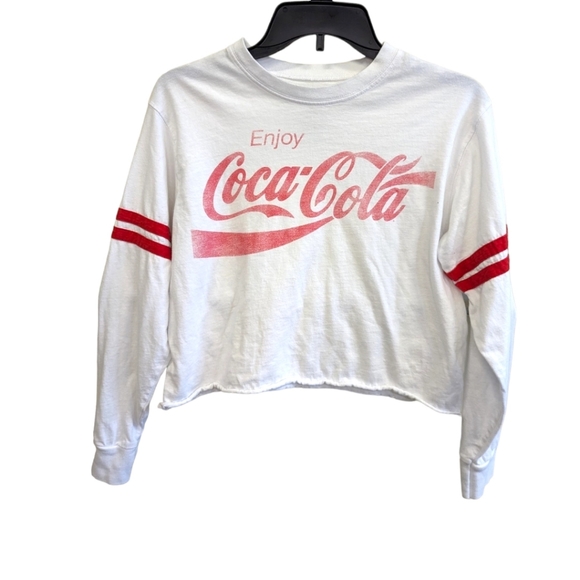 Coca-Cola Original Graphic Long Sleeve Tee Sz SM - Picture 1 of 3